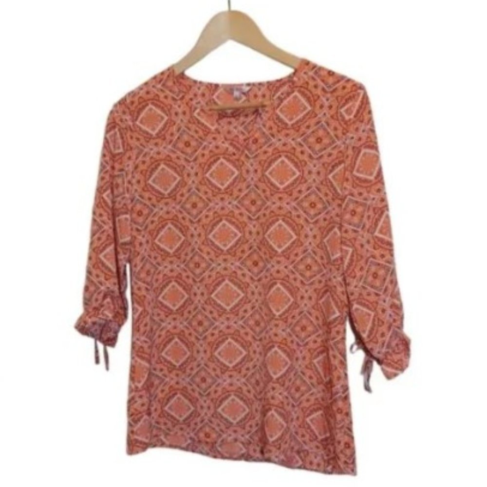 Max Cocos Orange Blouse